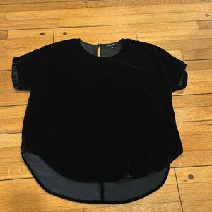 Madewell Velvet Tshirt - size XXS